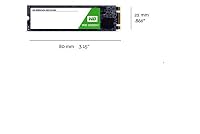 Western Digital Green 240 GB Internal SSD M.2 SATA, Green-Performance – Ansicht 3