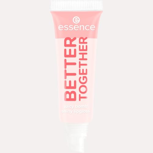 essence SAY IT WITH JUICY BETTER TOGETHER Brillo de labios brillantey jugoso, resultado inmediato, brillante (10ml)