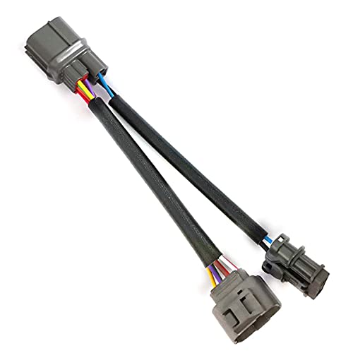 DEVMO DISTRIBUTOR JUMPER HARNESS OBD2 TO OBD1 10 PIN Compatible with CIVIC 1996-1998 (99-00 civic SI) INTEGRA H-Quality