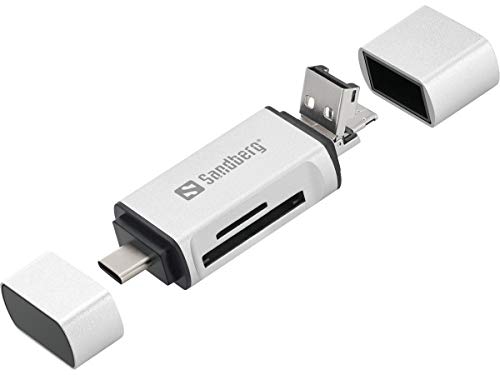 Sandberg Card Reader USB-C + USB + MicroUSB