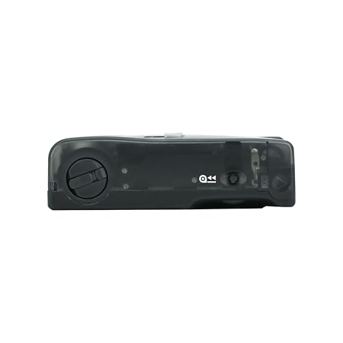 Image of RETO PANO 35mm Film Camera - 22mm Wide Lens, Panorama, Easy Switch, Cinematic Modes, Lens Cover, Built-in Flash, Reusable (Film & AAA Battery are not Included) (Sheer Black)