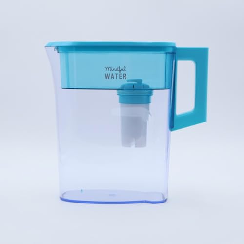 La Mejor Selección de Jarras con filtro al mejor precio. 42 Mindful Water - Jarra con filtro para Agua Alcalina (3.5L) con 2 Filtros