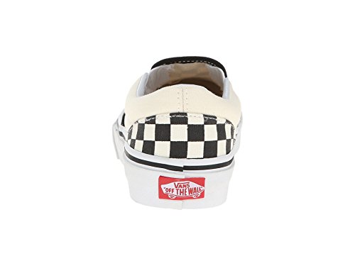 Vans Vans Kids Unisex Classic Slip On, (Checkerboard) Black/White, Size 2.5 Little Kid