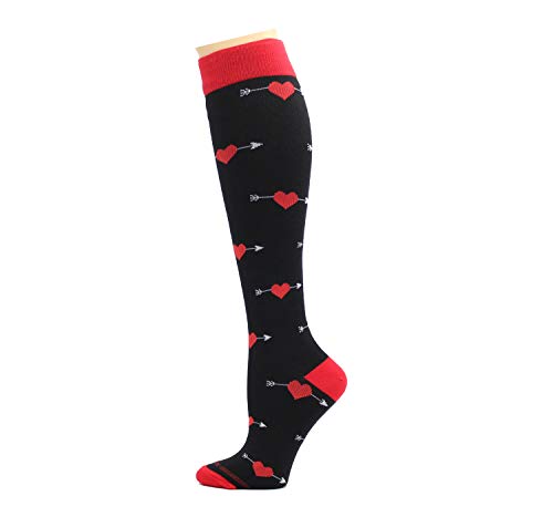 Image of REXX 3 Pairs Women's Knee-high Therapeutic Graduated Anti-Fatigue 8-15mmHg Combed Cotton Compression Socks