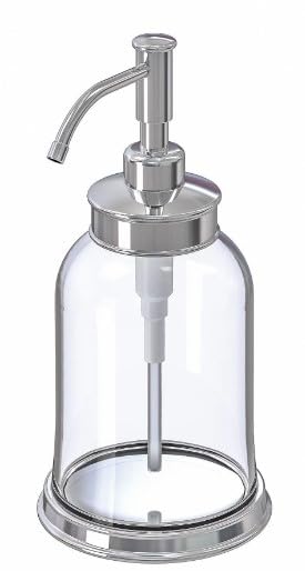 Ikea dispensador de jabón balungen Cristal y acero inoxidable