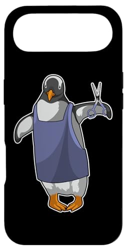 ペンギン 美容師 はさみ スマホケース iPhone Air 用
