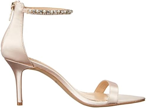 Jewel Badgley Mischka Women's Landen Heeled Sandal, Champagne, 10 | Image 5