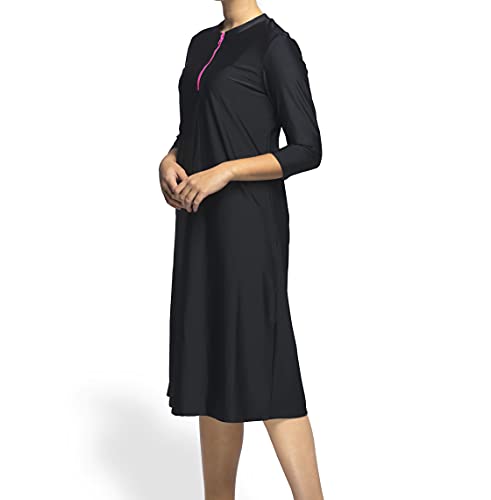 Shira Modest Woman Swim Dress | 3/4 Sleeve, Tznius Cover Up, UPF 50+, Quick-Dry2