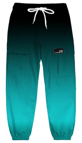 Image of Cromoncent Girls & Womens Camo Print Cargo Pants Outdoor Lightweight Jogger Baggy Pants, 6 Years - XX-Large