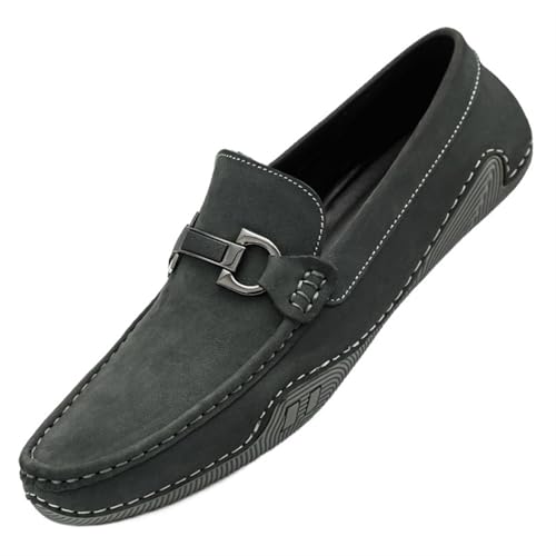 Dress Shoes for Men Luxury Leather Men's Loafers Casual Slip-On Driving Shoes Soft Sole Comfort