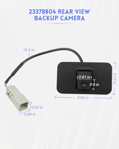 Image of 23378804 Backup Camera Rear View Parking Assist Camera Fit for Chevy Suburban Tahoe, for Cadillac Escalade ESV for GMC Yukon XL 2015 2016 2017 2018 2019 2020 Replace 23404613 23432248