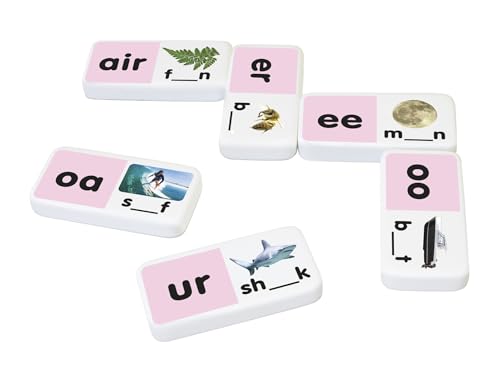 Junior Learning Long Vowel Dominoes Educational Action Games miniatura 4
