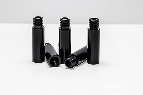 Malmr Black 14mm CCW Barrel Extension for Airsoft