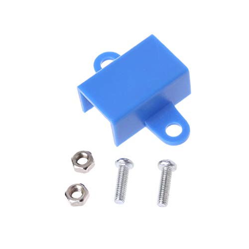 LUOFANG 10Pieces Mounting Bracket Micro Gear Motor Base Fixed Seat Frame Holder 12mm Blue