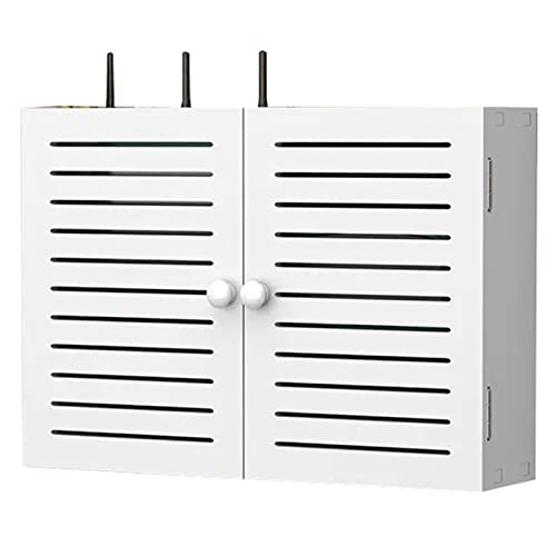 Routeur WiFi et blindage des câbles dans cette boîte de rangement murale en PVC