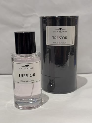 parfum femme tres'or senteur inspiration tresor, extrait de parfum de haute qualité, tenue minimum 24h