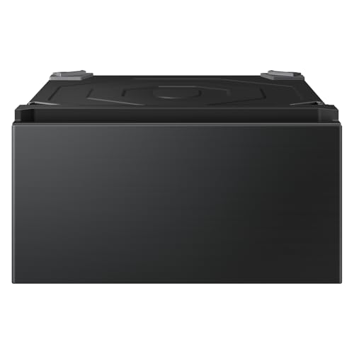 Samsung Bespoke AI Laundry Combo Pedestal with Storage Drawer, Brushed Black, WE702NB/US