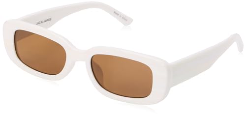 JACK & JONES Herren Jacabel Sunglasses Sonnenbrille, Beige/Detail:glitter, Einheitsgröße