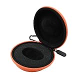 HUYUTAWE Watch Travel Case Single Storage - Fits all Wristwatches & Smart Watches up to 50mm Watch Travel Box Organizer and Display for Men and Women(Orange)
