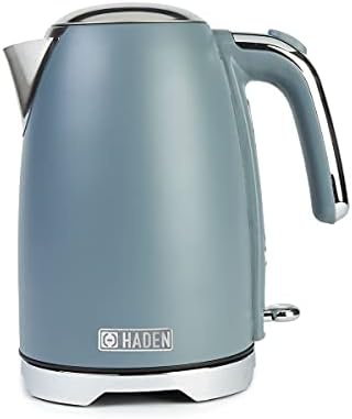 Haden Brighton Grey Kettle  Jug-Style Electric Fast Boil Kettle - Stainless Steel Body - Boil Dry Protection - Water Window And Scale - 3000W - 1.7L