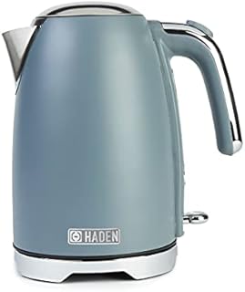 Haden Brighton Grey Kettle  Jug-Style Electric Fast Boil Kettle - Stainless Steel Body - Boil Dry Protection - Water Window And Scale - 3000W - 1.7L