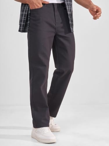 Image of Highlander Men Men's Straight Relaxed Fit Jeans | Stretchable | Everyday Comfort & Style| Jeans for Man|Premium Cotton Blend