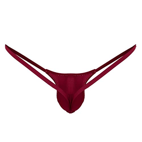Sexy Underwear Thong Mens Rise Back Open G-String Underwear Briefs Underpants Low Sexy Lingerie with Push up3