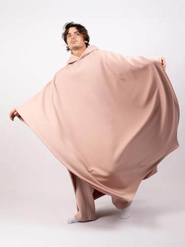 Image of FREE THE SHEEP Eden Hoodie - Oversized Weighted Hoodie Cloak with Ultra-Soft Faux Fur Liner