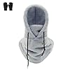Sherpa Hoods for Hard Hats, Sherpa Hood for Women&Man, Winter Warm Outdoor Sherpas Hooded Windproof (CA/US, Alpha, One Size, D)