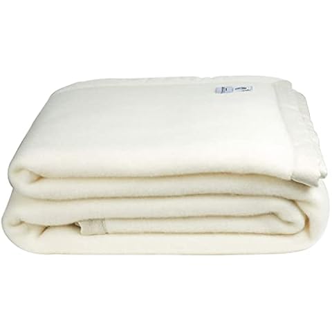 Manta para Cama Grande en Lana Virgen Lambswool Cover