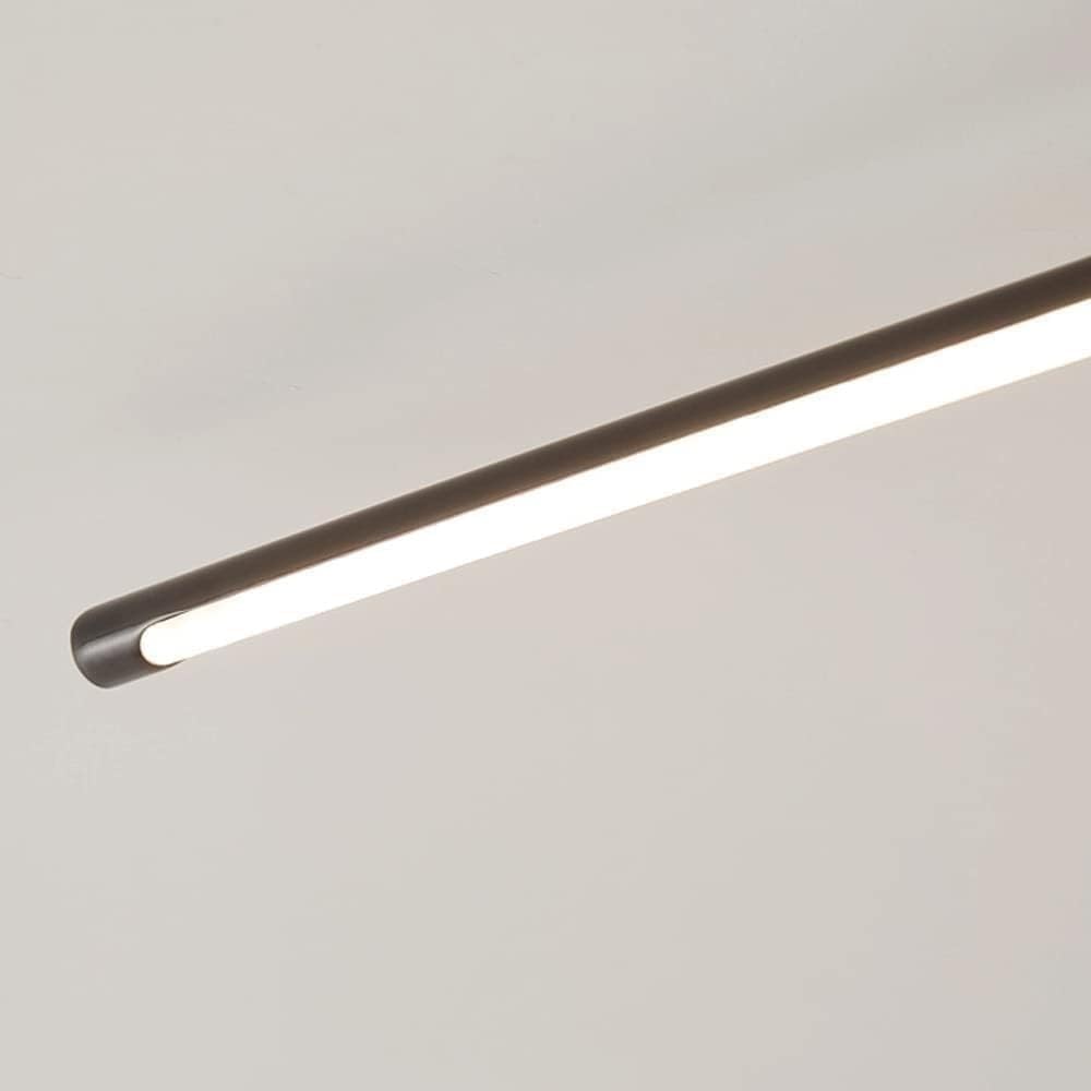 Liniowa lampa sufitowa LED, minimalistyczna, częściowo wpuszczana, do jadalni, salonu, kuchni, przedpokoju i szafy, energooszczędna