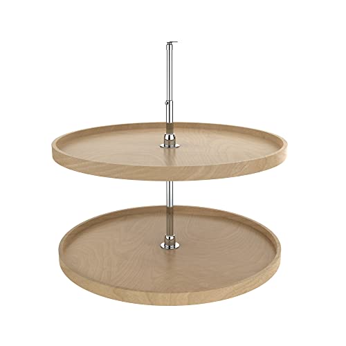 Rev-A-Shelf - 4WLS072-32-52 - 32 in. Wood 2-Shelf Full Circle Lazy Susan Set