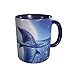 EDJKEJYCO Tasses avec motif de train de dauphin, ciel étoilé, tasse colorée pour thé, café et chocolat chaud pour thé, café, bureau, cadeau, (M648)