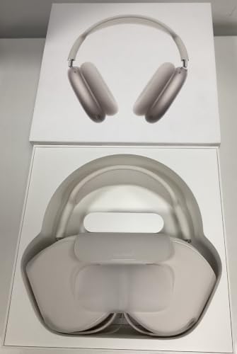 Miniatura 2 de Apple AirPods Max Auriculares inalámbricos de diadema con cancelación activa de ruido de nivel profesional,modo de sonido ambiente,audio espacial personalizado,carga por USB C, Blanco estrella ​​​​​​​