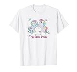 My Little Pony Retro Rainbow Unicorns Floral Classic Logo Tシャツ