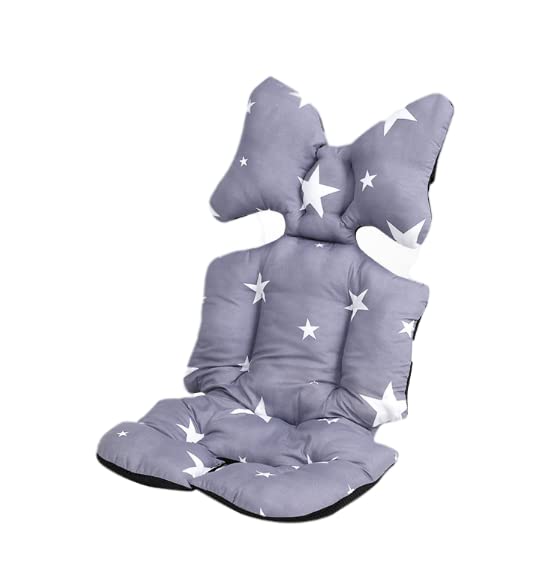 Baby Pushchair Seat Liners Baby Stroller Cushion Pram Liner Universal Stroller Cushion Seat Pad Soft Thicken Stroller Soft Cotton Insert with Mattress Stroller Seat Liner with Body and Head Support
