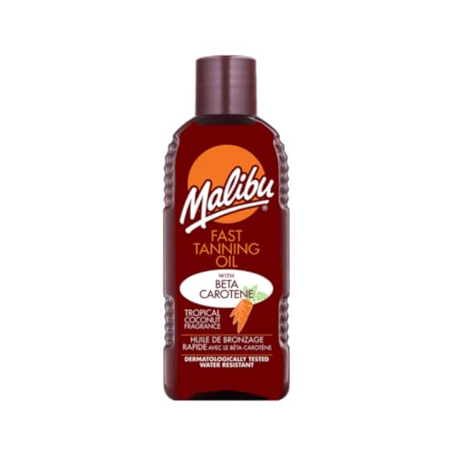 Malibu Sun Bronzing Fast Tanning Oil With Beta Carotene 100ml