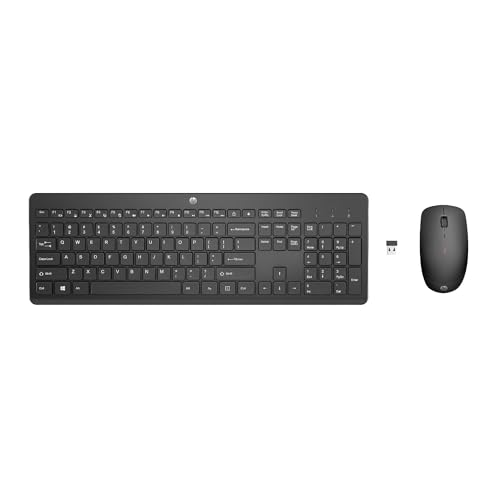 HP 230 Combo Tastiera e Mouse Wireless con Dongle USB-A a 2,4...