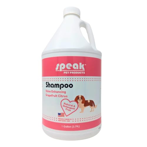 Speak Pet Products Shine Enhancing Dog Shampoo, Grapefruit Citrus, 1 Gallon