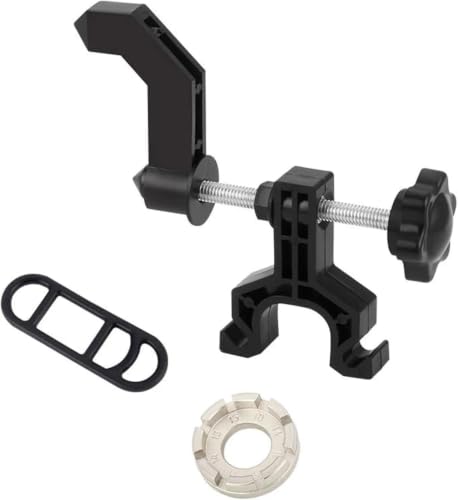SHUOHONG Herramientas Bicicleta Ajuste de Llanta Incluye Llave para Radios Multiherramienta Bicicleta Compacto y Portátil Estable Antideslizante Bicicletas Montaña, Carretera, Plegables Urbanas