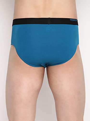 Image of Rupa Colors Modern Solid Brief for Men, Cotton Blend, Outer Elastic, Regular Fit, Pack of 1
