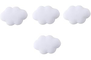 White Cloud Cartoon Magnets