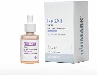 Biumark RetiAlt Bakuchiol Face Serum – Anti-Ageing Formula with Hyaluronic Acid & Peptides – 20ml | Improves Skin Texture,... Price In India