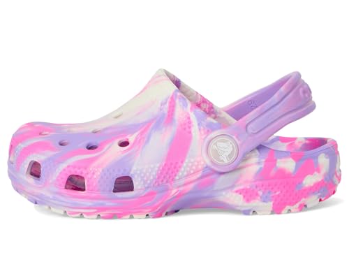 Image of Crocs Unisex-Child Classic Watercolor Marbled Clog