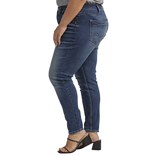 Silver Jeans Co. Women's Plus Size Suki Mid Rise Skinny Jeans2