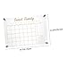 VILLCASE Acrylic Weekly Plan Erasable Memo Board 16x12 Inch Display Board for Home Office School Markers