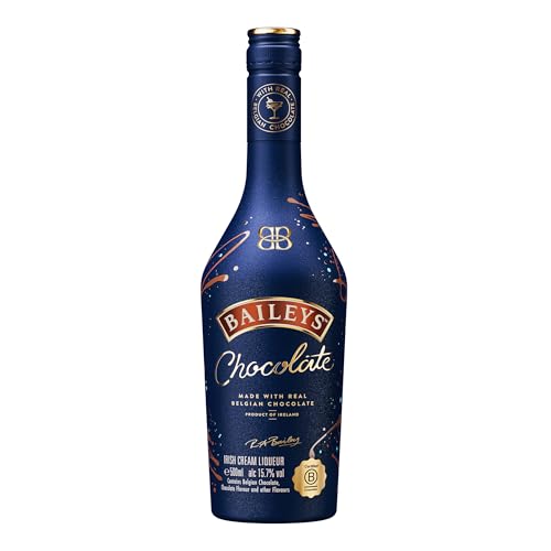 Baileys Chocolate Liqueur | Festive Gift | 15.7% vol | 50cl | Real Belgian Chocolate | Award-Winning | Great Over Ice or in Cocktails