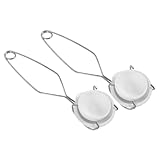 BESTonZON 小型点金属溶解用陶製坩堝ボウル皿 熱耐性金属製鋳造クランプ付 精密制御鋳造ツール 実用的ジュエリー製錬用