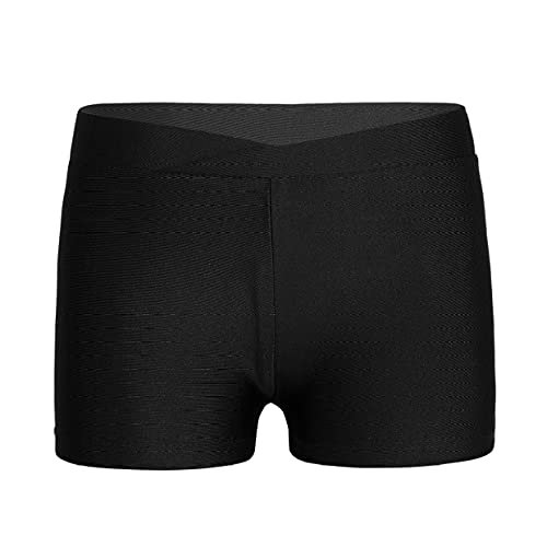 Girls Gymnastic Booty Shorts Ballet Dance Athletic Stretchy Bottoms Sportswear