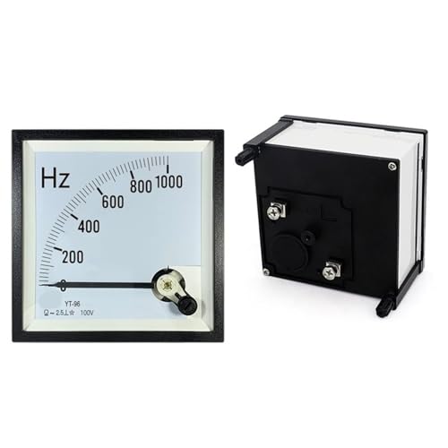 Fréquencemètre à aiguille SQ96 pour tableau électrique AC 100V
